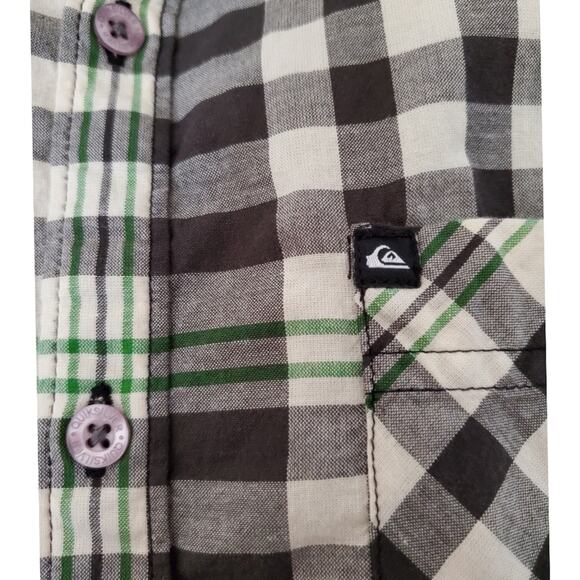 Quiksilver | Lightweight Plaid Button Up Shirt - Picture 5 of 8